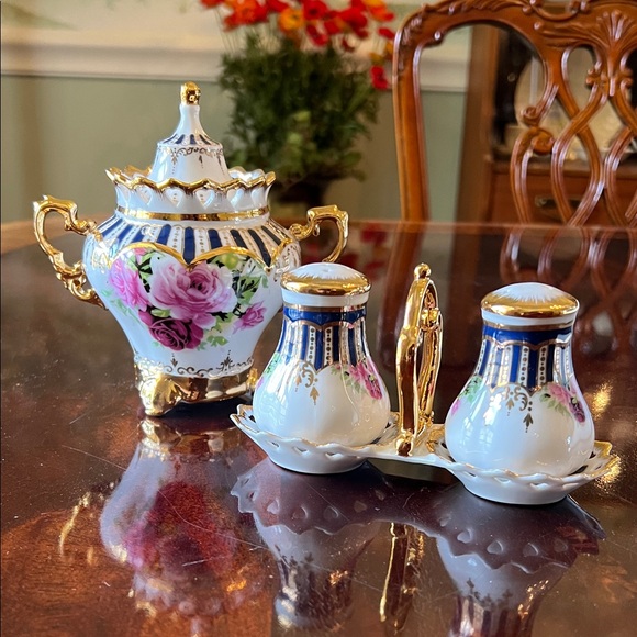 Phai’s Fine China Other - Antique Phai’s  Sugar Bowl and Salt/Pepper Server